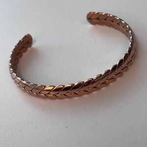 SPIKELET braided BRACELET In Rose Gold Color